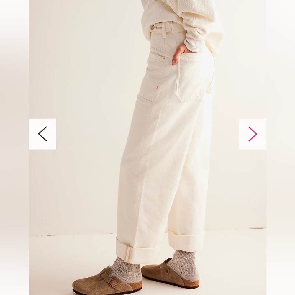 Free People We The Free Palmer Cuffed Jeans - Picture 4 of 9